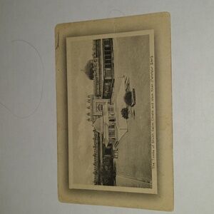 Old foreign postcard depicting the tombs of shaikh salim Christi and Islam khan
